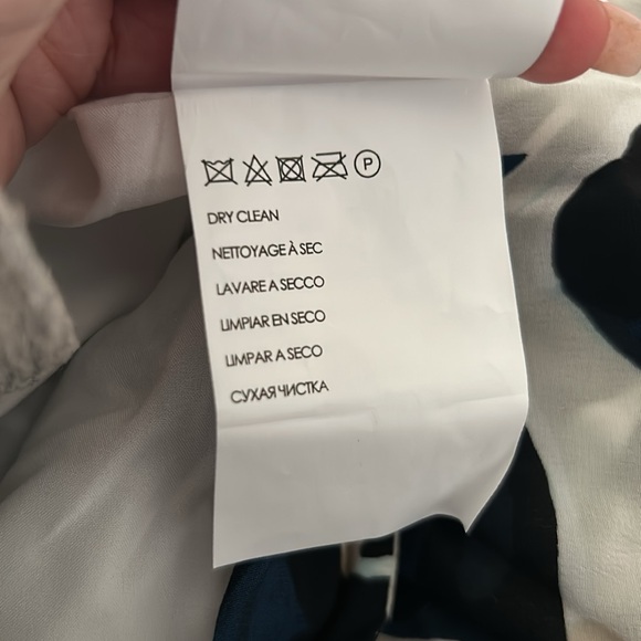 NWT Club Monaco Silk Faux Wrap Tank Dress - Picture 7 of 7